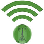 3D button. Transmitter sends information signals